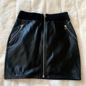 Aritzia | Wilfred Free Vegan Leather Zipper Skirt